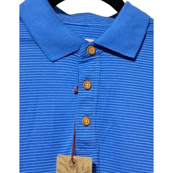 Jamaica Jaxx Mens Size M Shirt Polo Striped NWT Modal - Picture 2 of 10